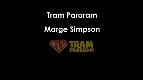 simpsons tram param